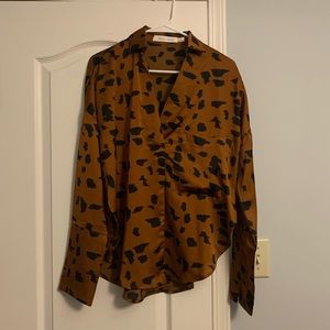 Bishop & Young animal print blouse
